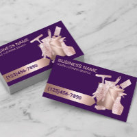 Professional House Cleaning Service Modern Purple