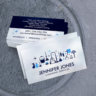 Professional House Cleaning Services Business Card