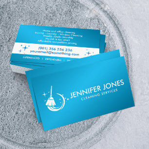 Professional House Cleaning Services Business Card