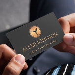 Professional Ice Skating Coach Gold & Black Logo Business Card<br><div class="desc">These classy, elegant business cards would be perfect for ice skating coach / club. Easily add your own details by clicking on the "personalise this template" option. You can also change the letter's font, size & colour. If you have any design related questions/requests or need help with customisation, please do...</div>