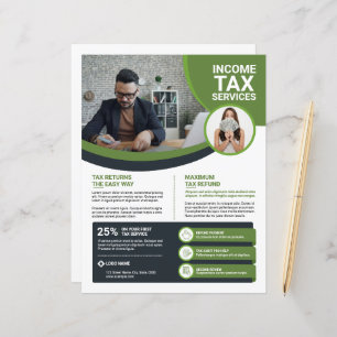 Professional Income Tax Service Flyer Template