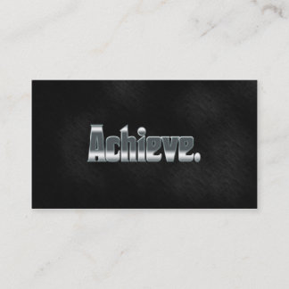Professional Inspirational Business Card Achieve