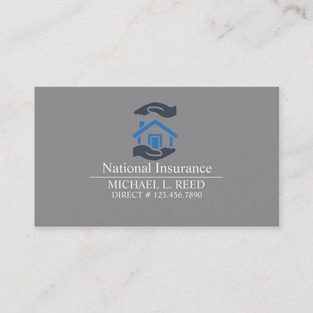 Professional Insurance Agency, Agent Business Card (Front)