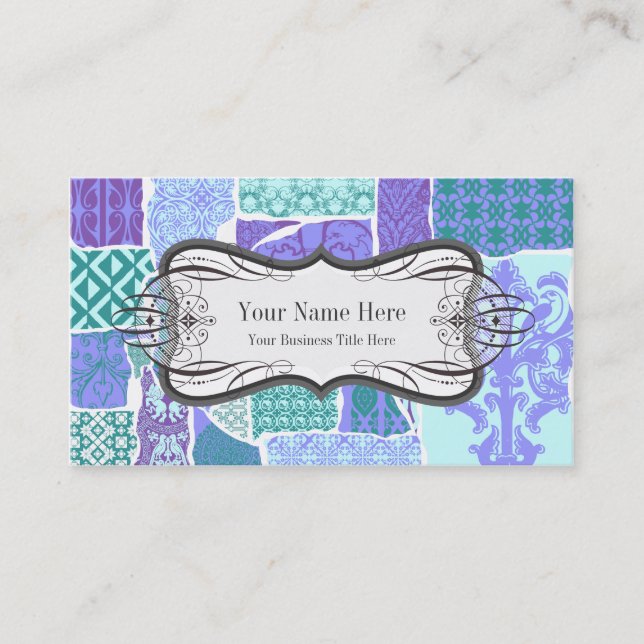 Professional Interior Designer / Decorator Business Card (Front)