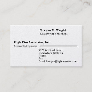 Professional Iridescent Pearl Finish, ZSSG Business Card