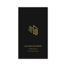 Professional  Ironing Services Black Gold elegant