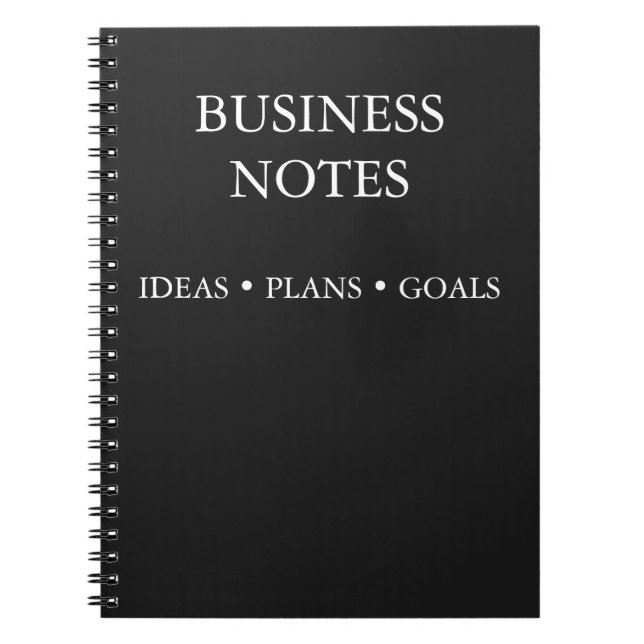 Professional Journal for Meetings & Ideas (Front)