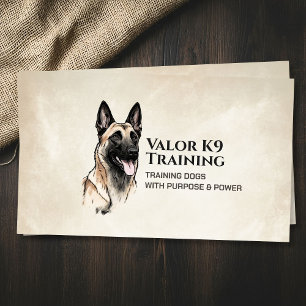 Professional K9 Training  - Belgian Malinois Business Card