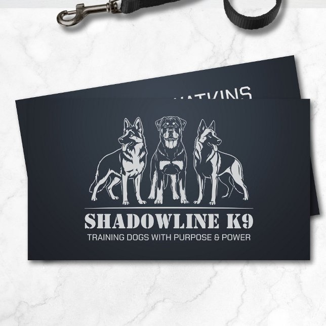 Professional K9 Training Business Card (Creator Uploaded)