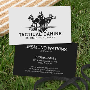 Professional K9 Training Business Card