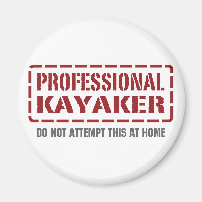 Professional Kayaker Magnet (Front)