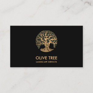 professional landscape tree service and lawn care  business card