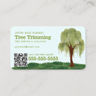 Professional Landscape Tree Service Business Card