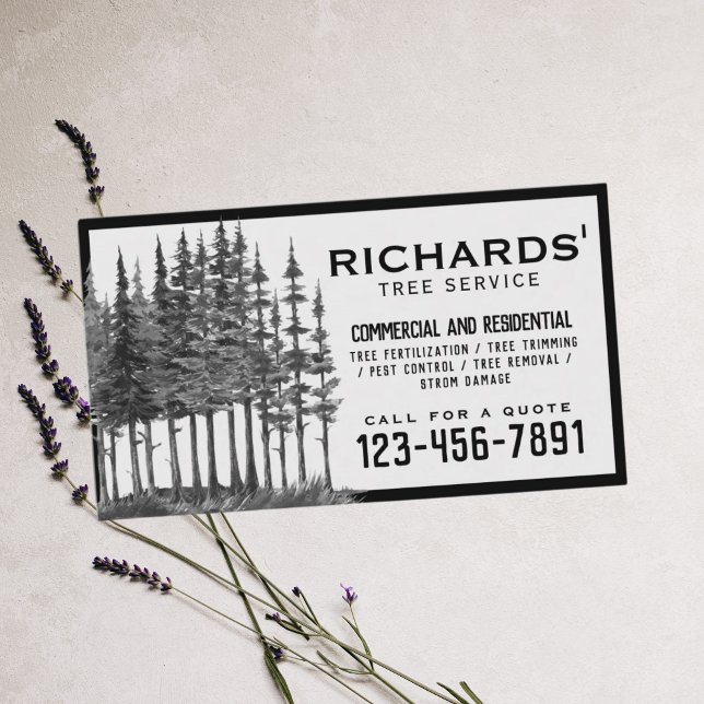 Professional Landscape Tree Service Business Card (Creator Uploaded)
