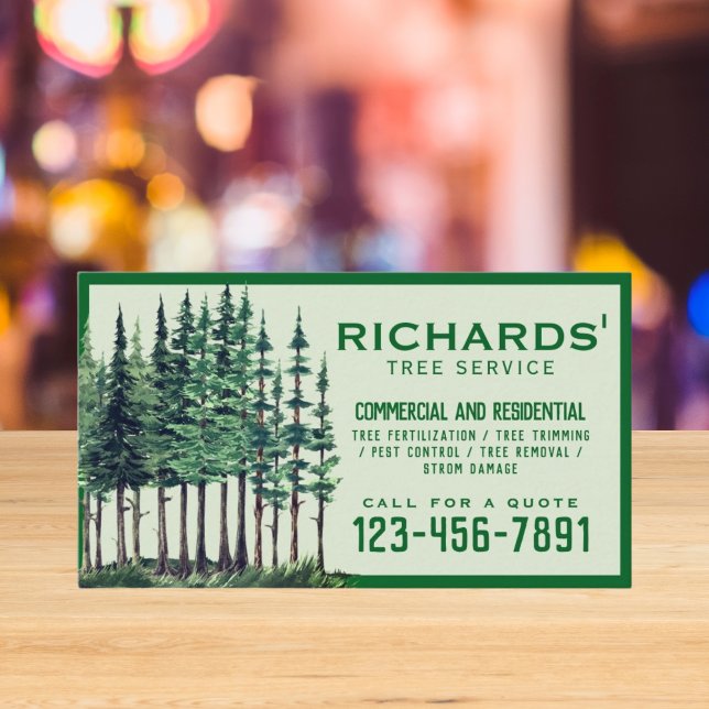 Professional Landscape Tree Service Business Card (Creator Uploaded)