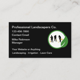 Professional Landscaper Business Cards