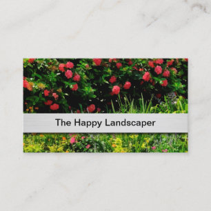 Professional Landscaping Service Provider Business Card