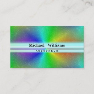 PROFESSIONAL LASER ILLUMINATION COLORFUL HOLOGRAM BUSINESS CARD
