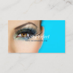Professional Lash Extensions Makeup Artist Business Card