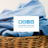 Professional Laundry & Ironing Service Light Blue