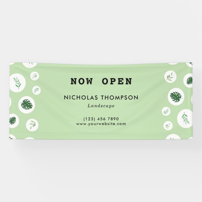 Professional Lawn and Tree Care Business Banner (Horizontal)