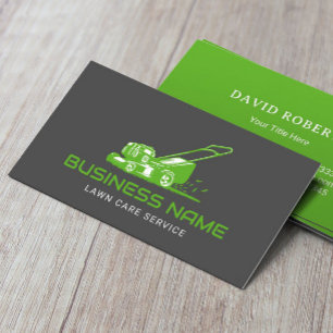 Professional Lawn Care & Landscaping Service  Business Card