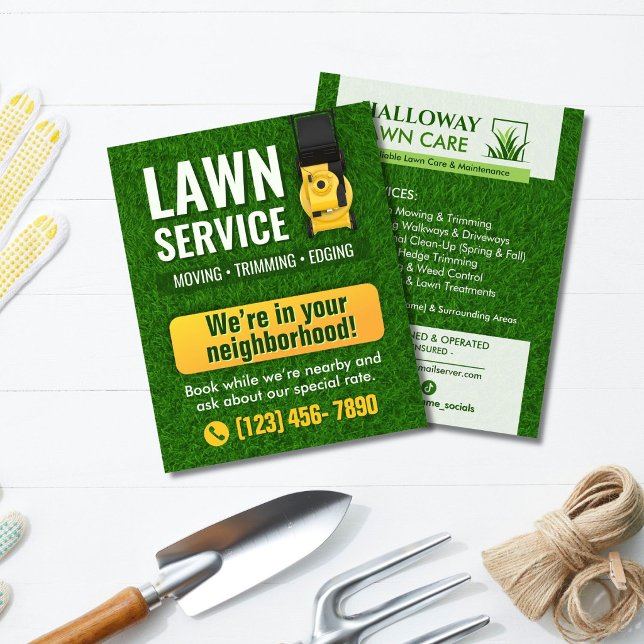 Professional Lawn Care Service Flyer (Creator Uploaded)