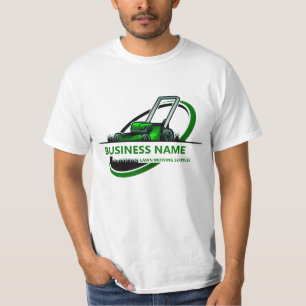 Professional Lawn Mowing Landscaping Custom Logo T-Shirt