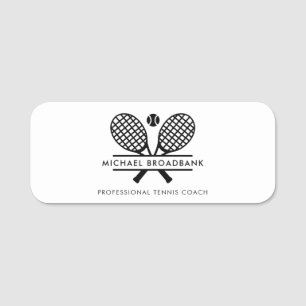 Professional Lawn Tennis Sports Club Members Name Tag