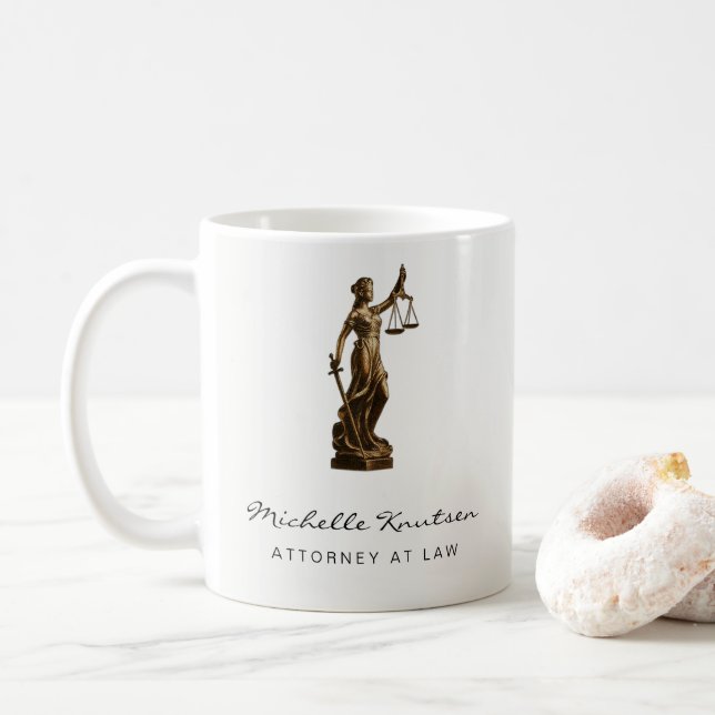 Professional Lawyer Attorney luxury  Coffee Mug (With Donut)
