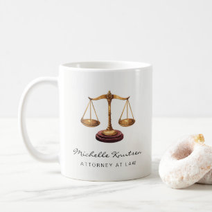 Professional Lawyer Attorney luxury Gold Coffee Mug