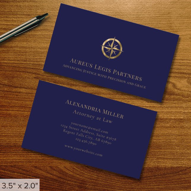 Professional Legal Business Card (Creator Uploaded)
