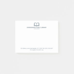Professional Librarian Library Name Simple Post-it Notes
