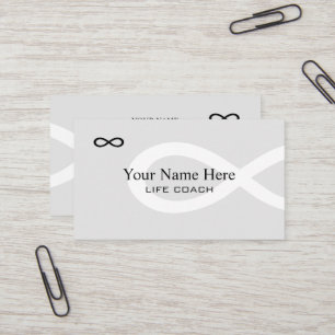 Professional life coach business card template