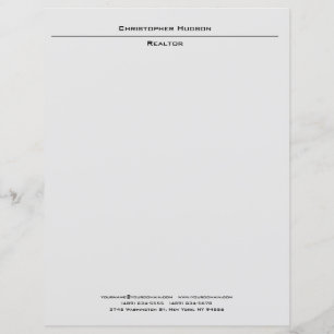Professional Light Grey Simple Plain