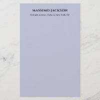 Professional lilac color modern minimalist name