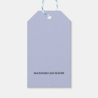 Professional lilac colour modern minimalist name gift tags