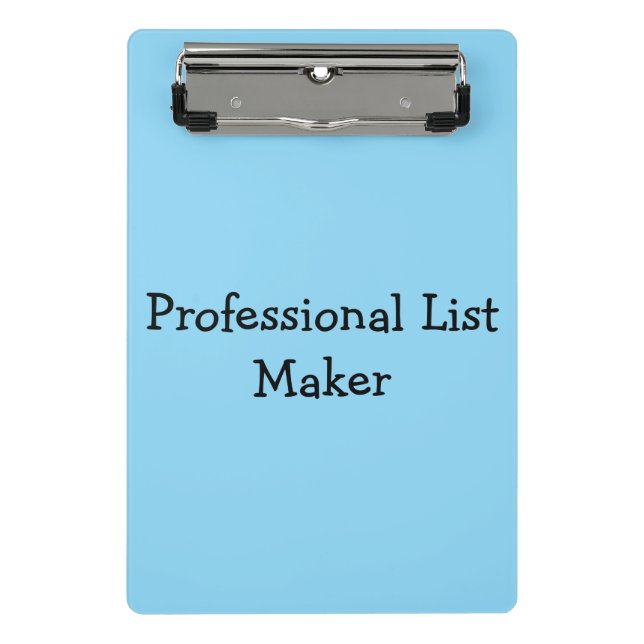 Professional List Maker Mini Clipboard (Front)