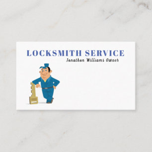Professional Locksmith Service Business Card