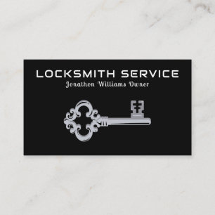 Professional Locksmith Service Business Card