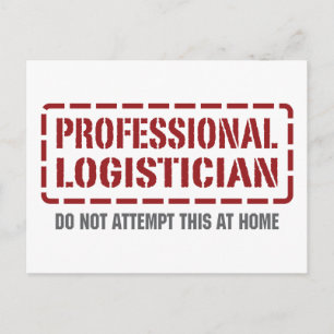 Professional Logistician Postcard
