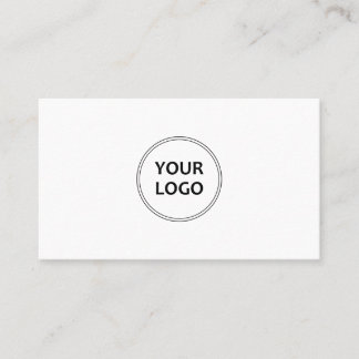 professional logo black white business card