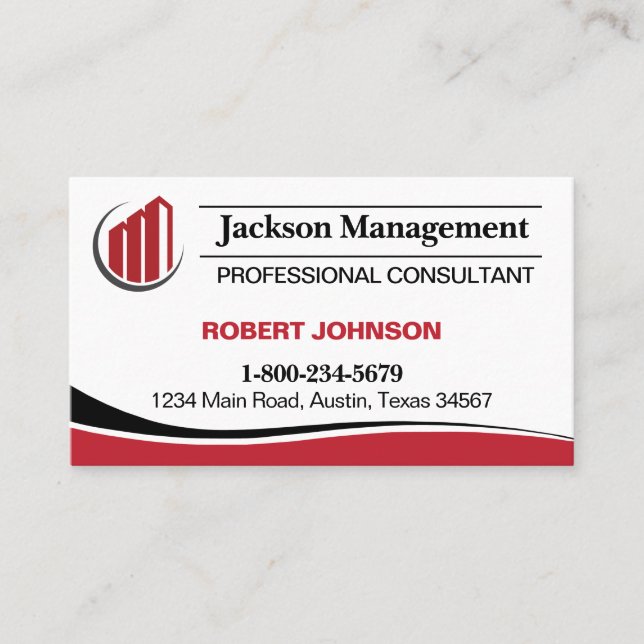 Professional Logo Business Card (Front)