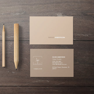Professional Logo Modern Simple Minimalist Business Card