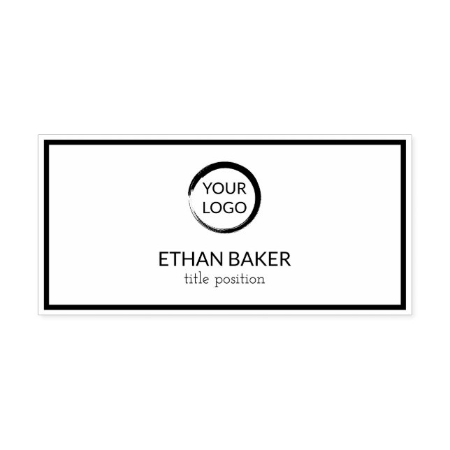 Professional Logo Self-inking Stamp (Design)