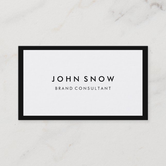 Professional Luxe Business Card (Front)