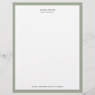 Professional Luxe Letterhead Template