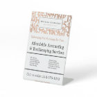 Professional Luxe Rose Gold Numbers Accountant