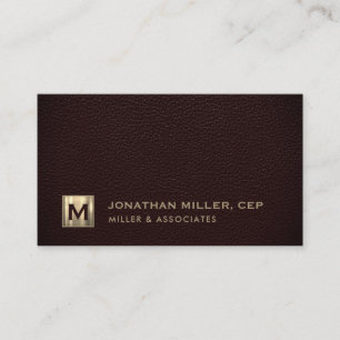 Professional Luxury Initial Logo Business Card