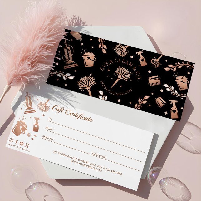 Professional Maid House Cleaning Gift Certificate (Professional Maid House Cleaning Gift Certificate)